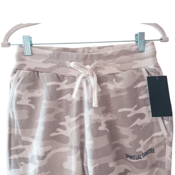 SPIRITUAL GANGSTER MEN'S REVIVE CAMO SWEATPANTS XXL - Picture 3 of 7